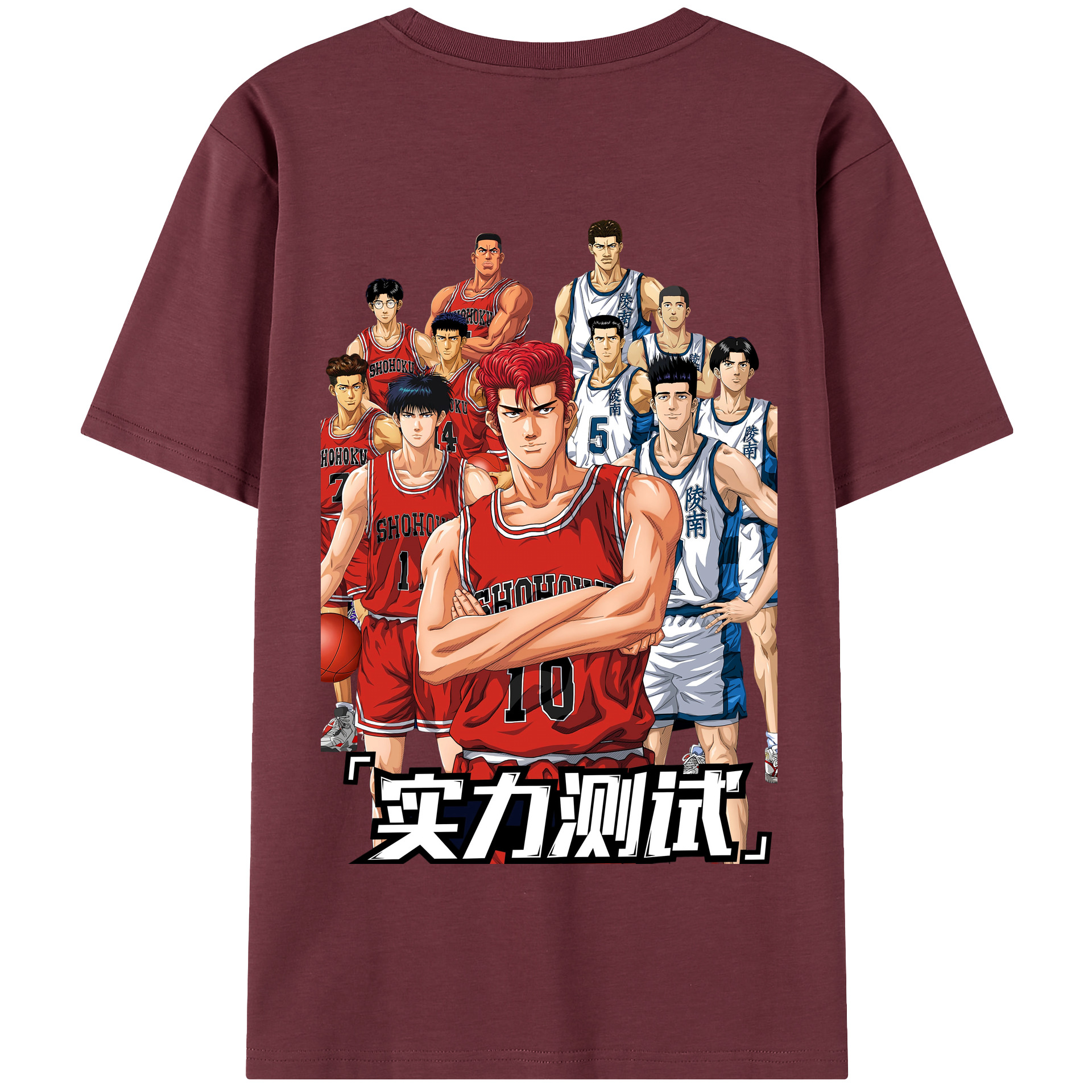 （画像用） SLAM DUNK／スラムダンク 綿100％半袖Tシャツ（背面プリント）